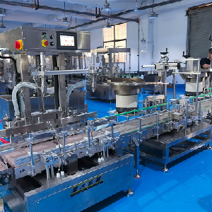 18升辣椒醬稱(chēng)重灌裝生產(chǎn)線-大型醬料灌裝機(jī)械